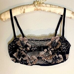 Colsie Underwire Bralette Blush Pink & Black - NWOT -Medium